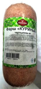 ФАРШ КУРИНЫЙ БАТОН 1КГ РОКОС