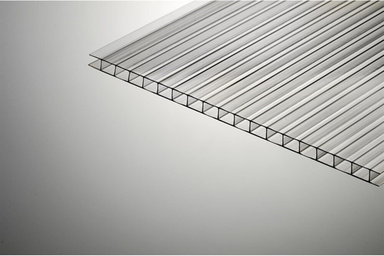 Поликарбонат сотовый прозрачный 4мм (0,52) 2100х6000мм