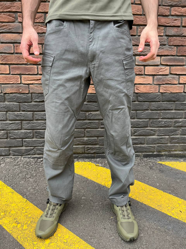 Брюки серые