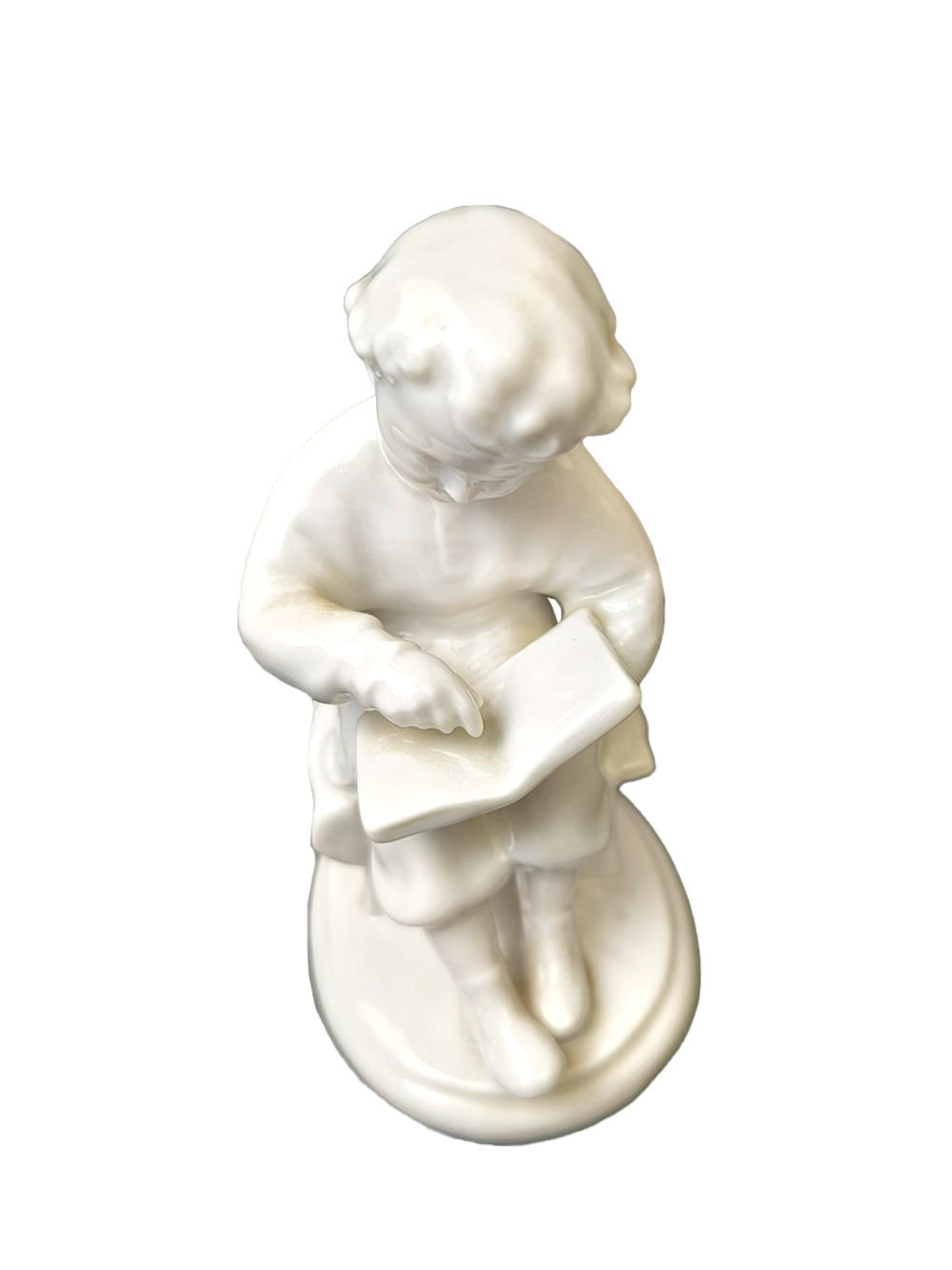 Фарфоровая статуэтка "Юный Ленин" ЛФЗ