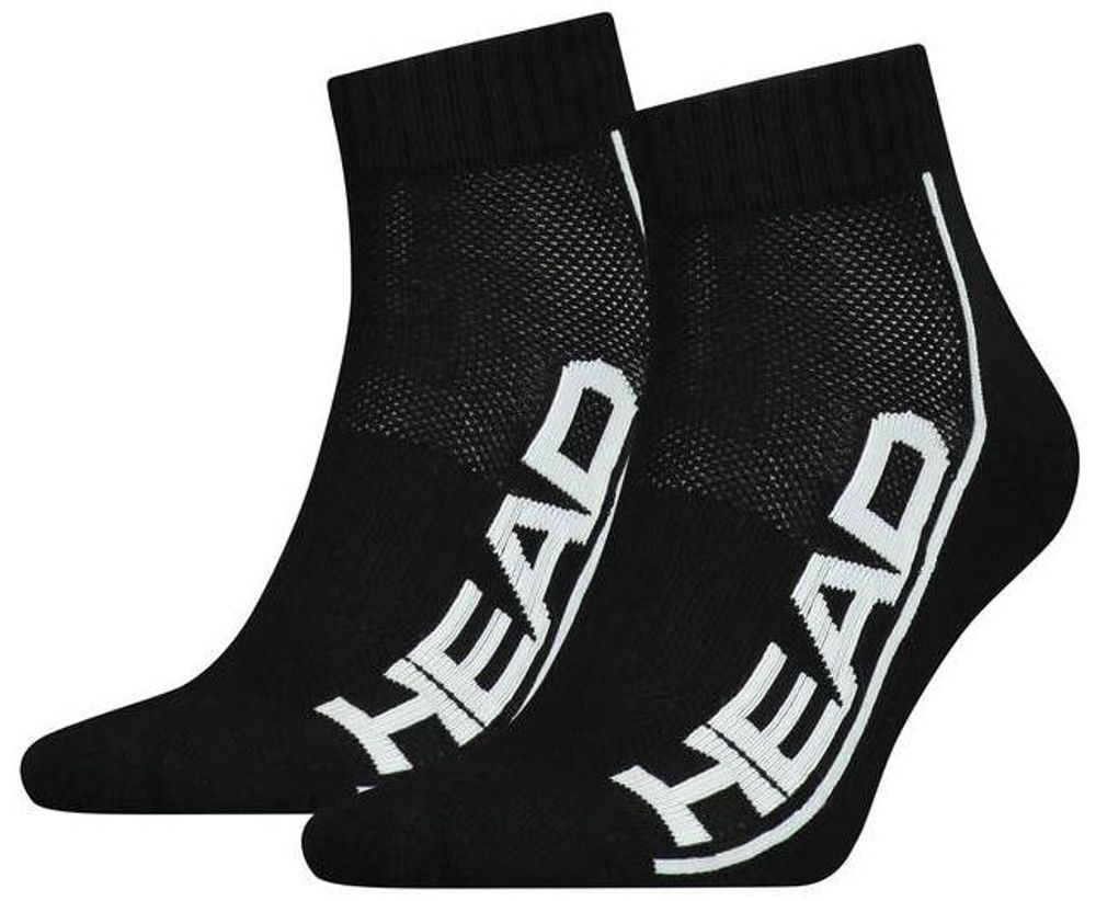 Теннисные носки Head Performance Quarter 2P - black/white