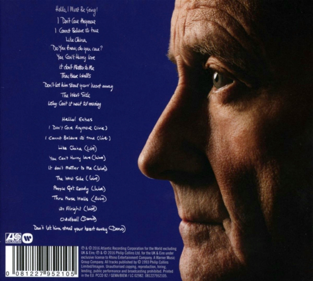 Phil Collins / Hello, I Must Be Going (2CD)