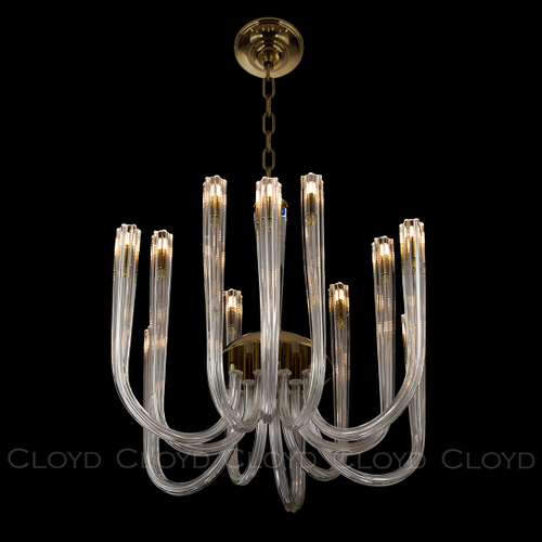 Люстра Cloyd AEDA C12 / Ø60 см - золото (арт.11661)