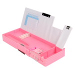 Пенал пластиковый с ПВХ "Аниме" 24*8.5*2.,5см, 2 отделения, точилка на 2 отверстия, отдел для ластик