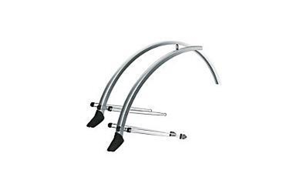 Комплект крыльев COMMUTER HYBRID, 45 MM, 28" серебро