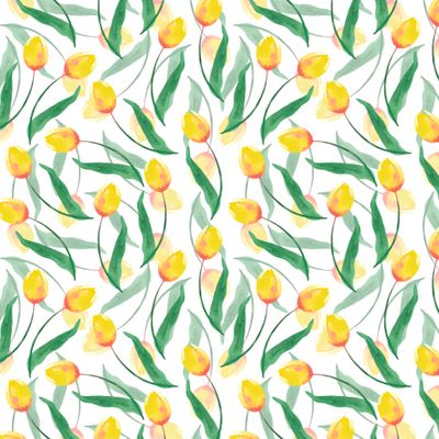 Желтые тюльпаны