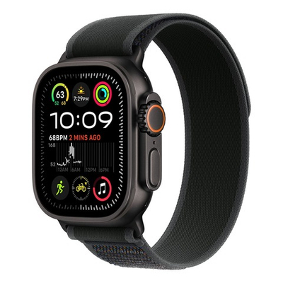 Часы Apple Watch Ultra 2 (2024) GPS + Cellular 49mm, Black Titanium Case, Trail Loop (Black) M/L