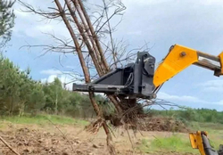 Корчеватель деревьев и пней на Телескопический погрузчик Heli