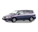 Honda Odyssey 2 поколение (1999-2003) 3 ряда. 2 ряд с раздельными креслами