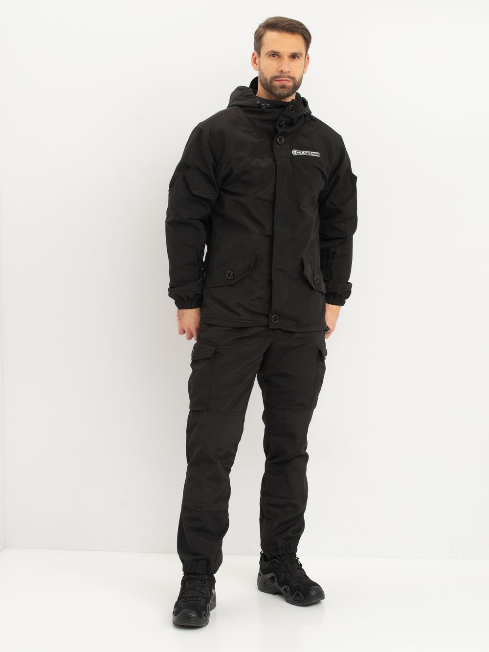 Костюм демисезонный Горка-3 ткань Смесовая Рип-Стоп цвет Черный