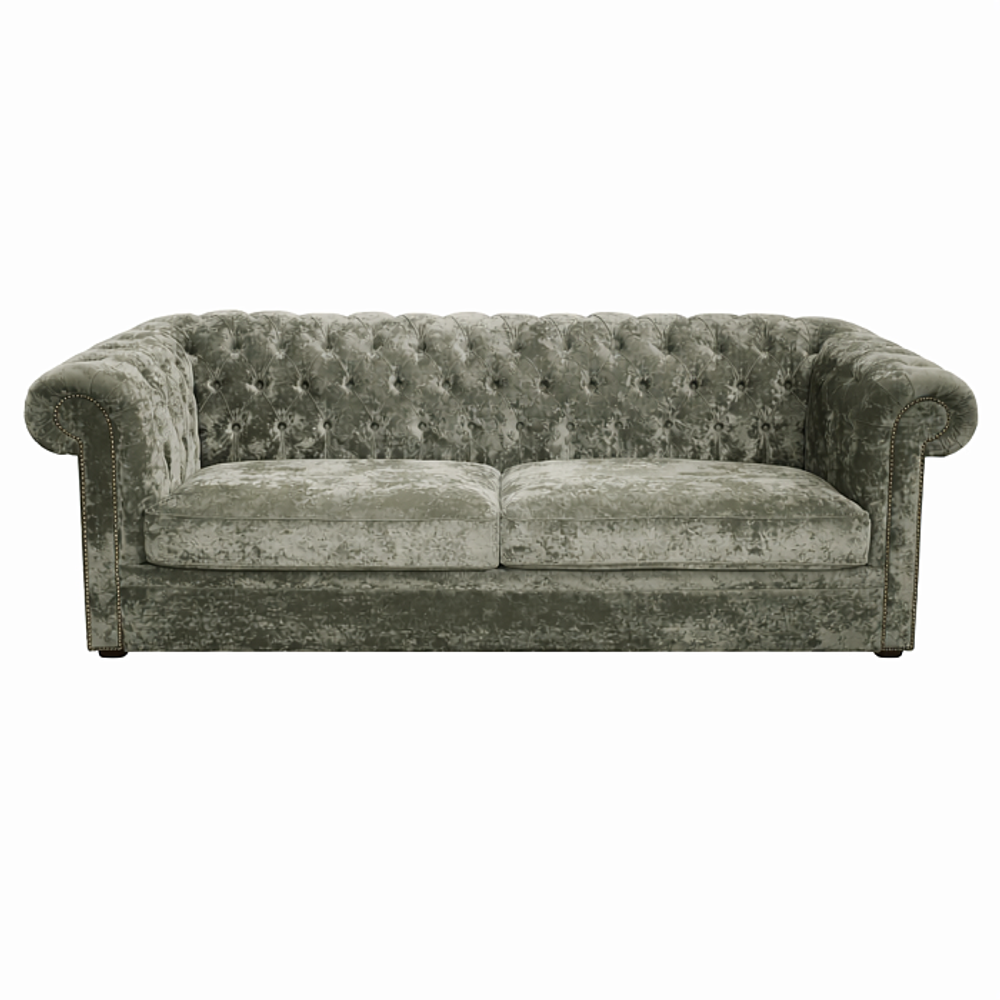 Диван для кабинета "Челси 2 Краш" без раскладного механизма