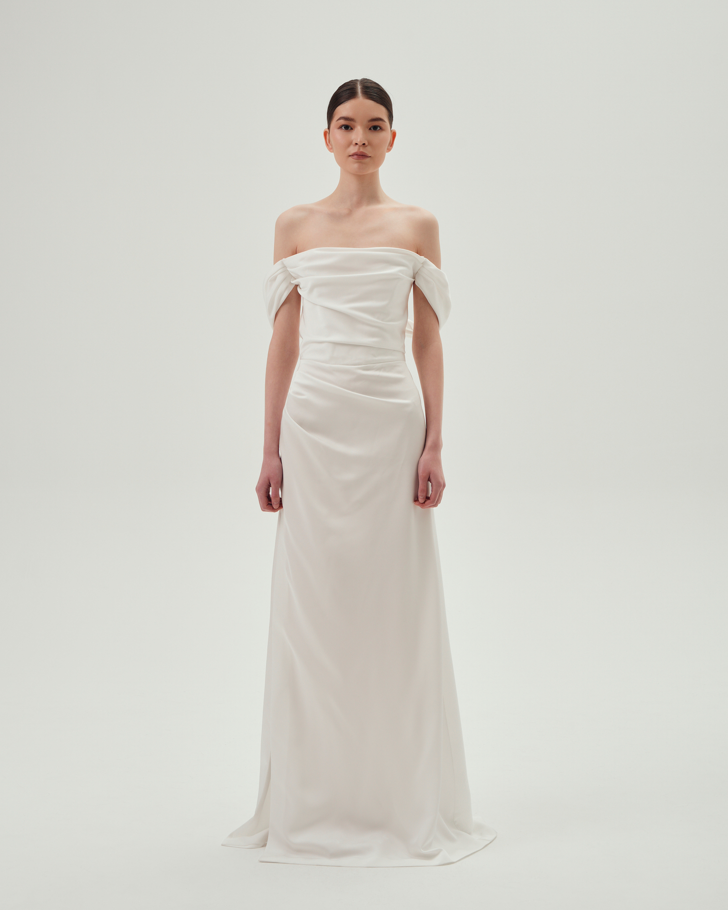 Платье Belvedere (Бельведер) в пол белый/айвори