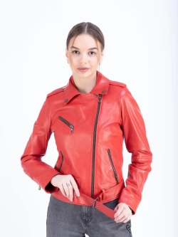 Косуха кожаная куртка женская Турция