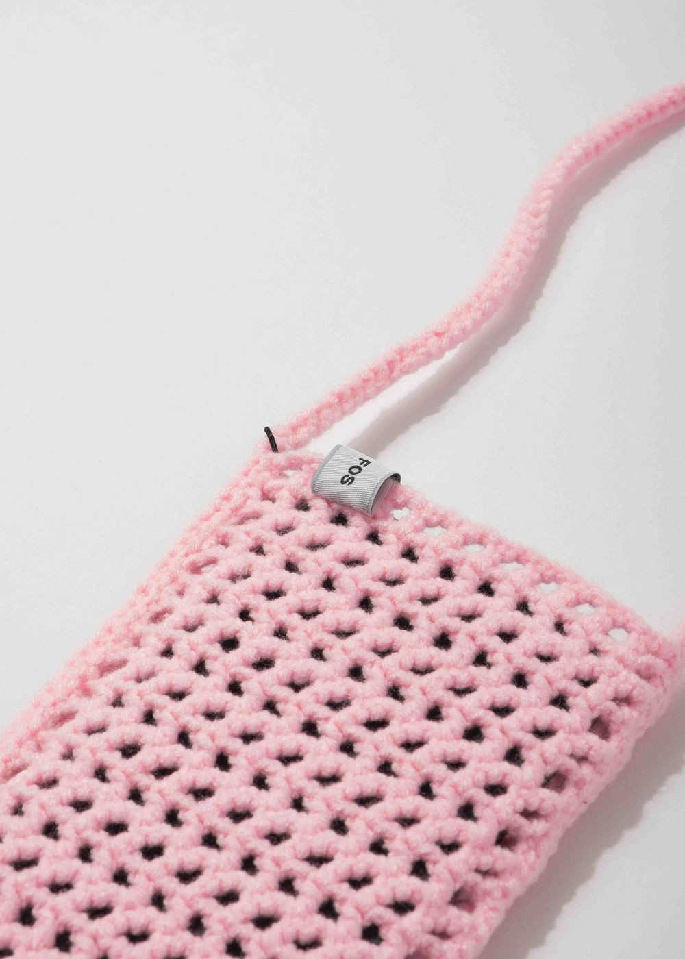 Вязаная сумочка FOS Розовая