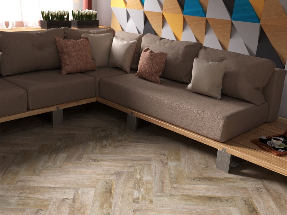 Виниловый пол FineFloor Craft Short Plank DryBack FF-420 Дуб Фуэго