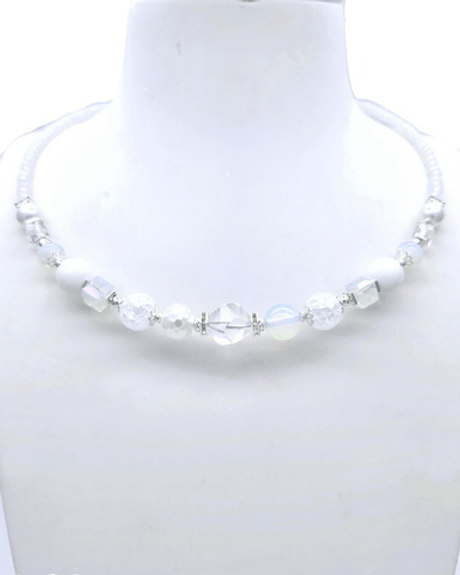 91002575 Колье Роман с камнем