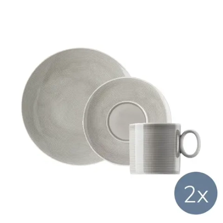 Thomas Rosenthal Group Кофейный набор Loft Colour на 2 персоны (6 элементов) лунный серый