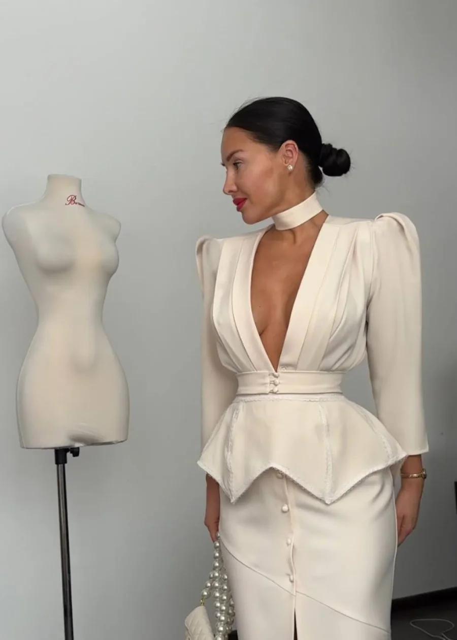 Платье Пятый элемент, Бежевый