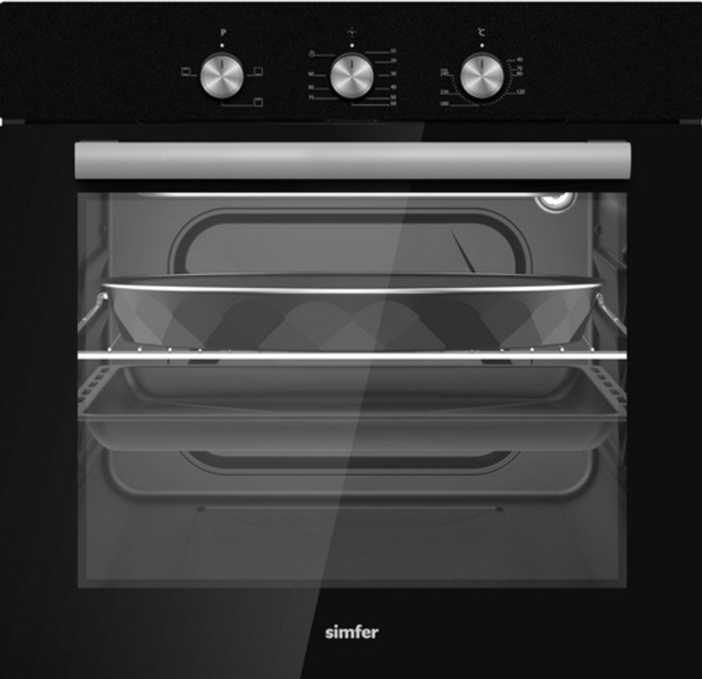 Электрический духовой шкаф Simfer B6EB14025 черный