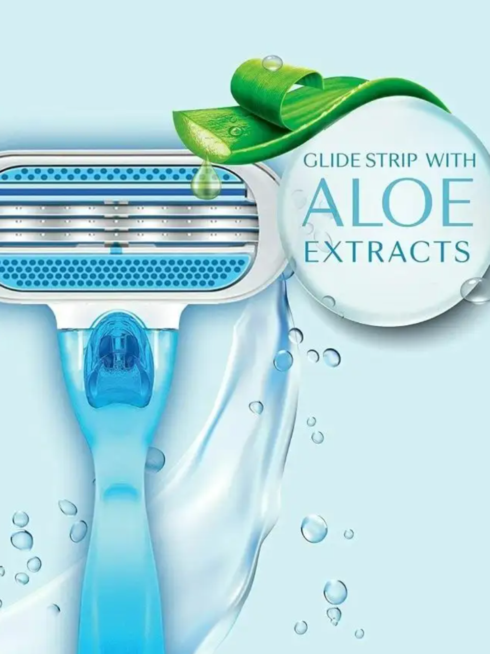 Кассеты д/бритья (ЖЕН.) "Gillette Venus Smooth ALOE"  (2)