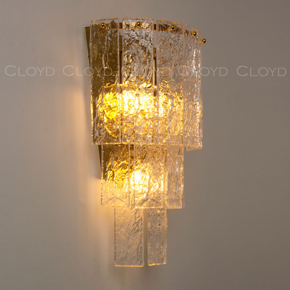 Бра Cloyd PARSIFAL-A W3 / выс. 35 см - латунь (арт.20093)