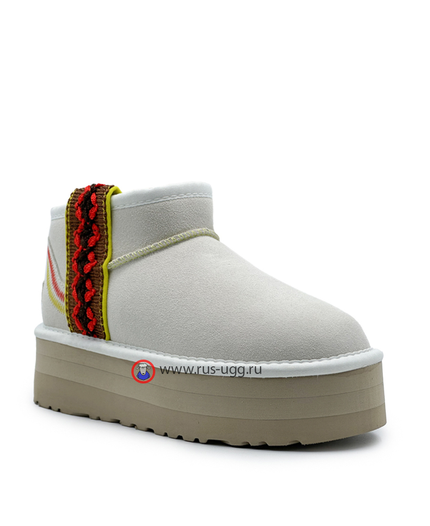 ULTRA MINI BRAID PLATFORM White