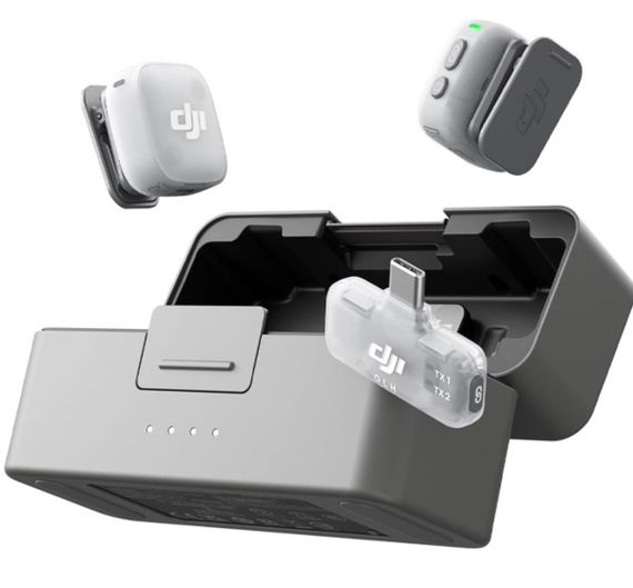 Беспроводной петличный микрофон DJI Mic Mini 2 (2TX + 1RX + Charging Case)