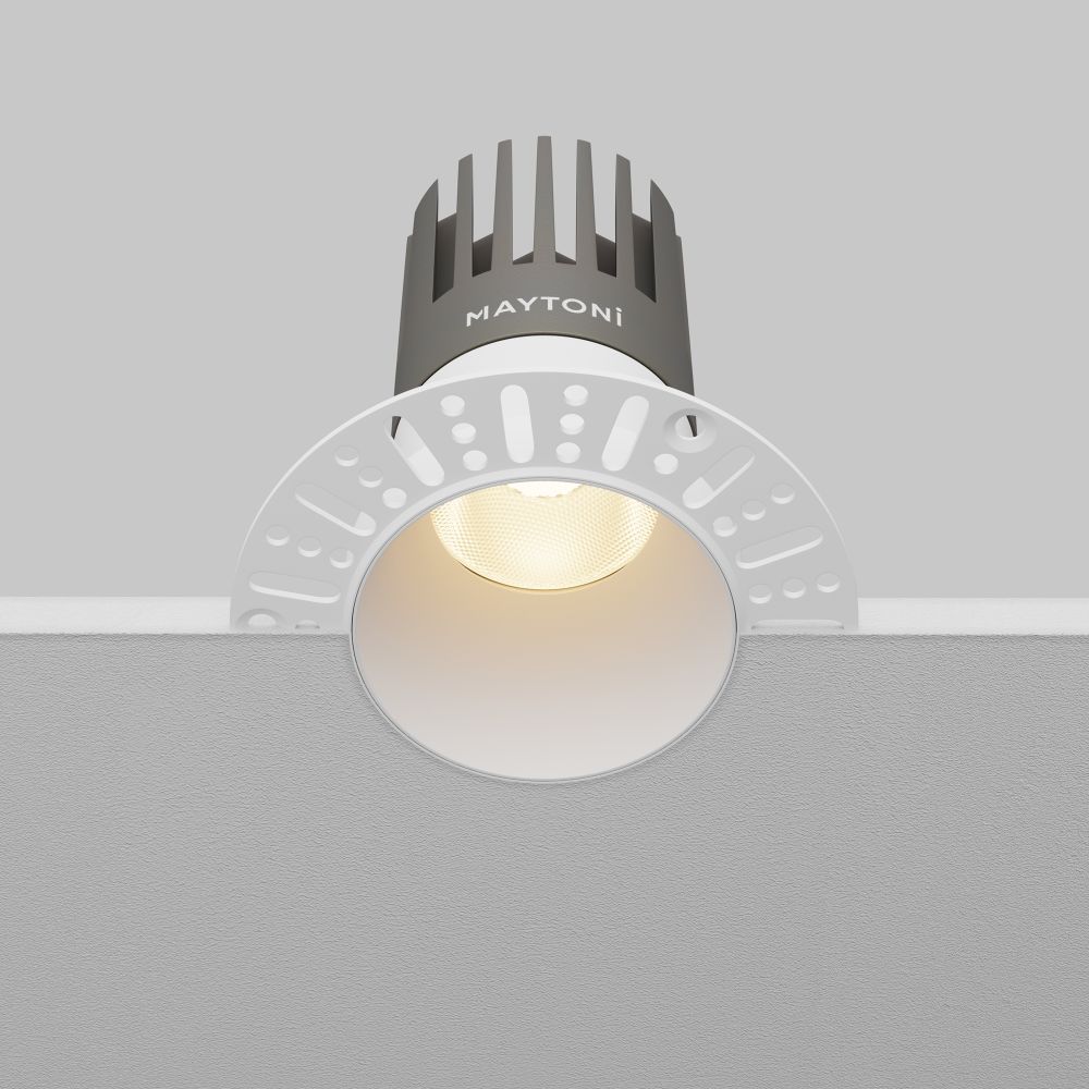 Светильник встраиваемый светодиодный Maytoni   DL122-15W-3K-TRS-W