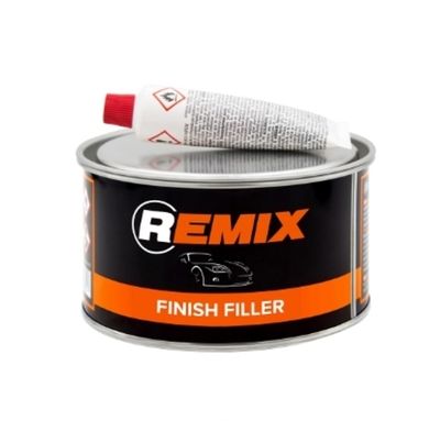 Полиэфирная шпатлевка отделочная мелкозернистая 0,9 кг REMIX 2К