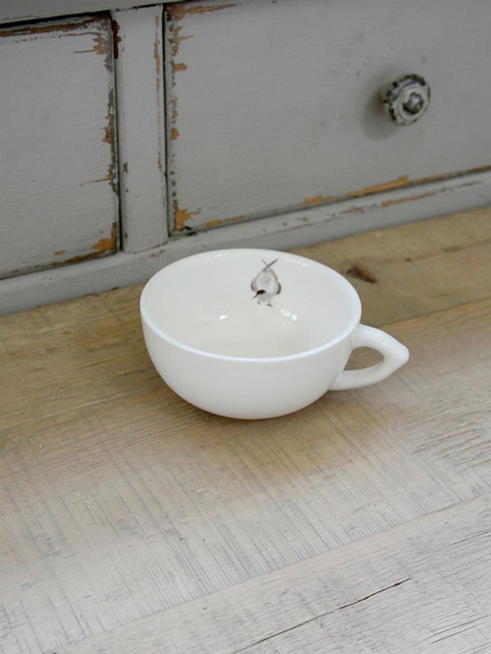 Чашка "Серая шейка" 4,5х9,5х12/170мл Керамика