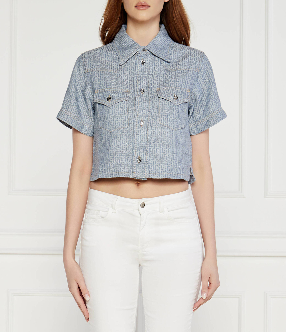 Рубашка Liu Jo - голубой(UA4251 D4901)