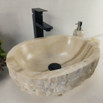 Каменная раковина из оникса Erozy White EO-04247 (41*32*15) 0212 из натурального камня