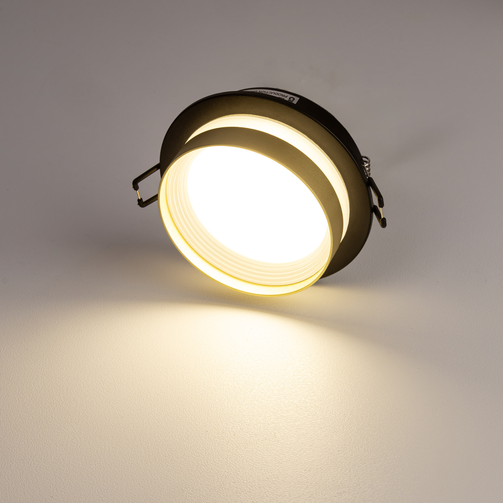 Citilux Hardy CL002D14 Встраиваемый светильник Чёрный+Золото