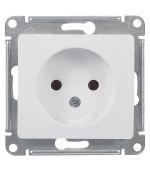 Schneider Electric Glossa Белый Розетка без заземляющих контактов механизм IP20 скрытая установка GSL000141