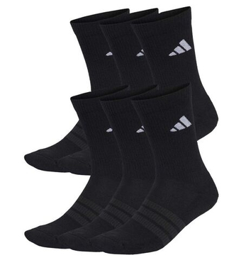 Теннисные носки Adidas Cushioned Crew 6P - black/black