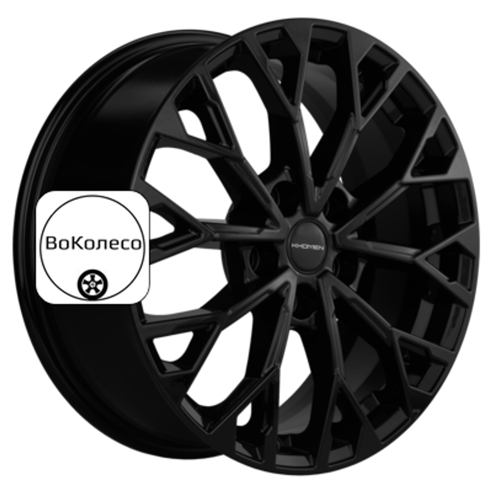 7x17/5x114,3 ET35 D60,1 KHW1718 (Toyota RAV4/ Lexus NX) Black Khomen Wheels