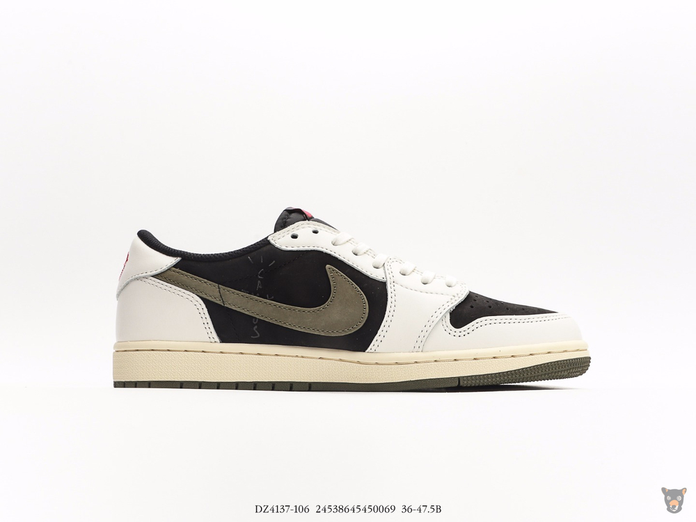 Кроссовки Travis Scott x Nike Air Jordan 1 Low "Sail Black"