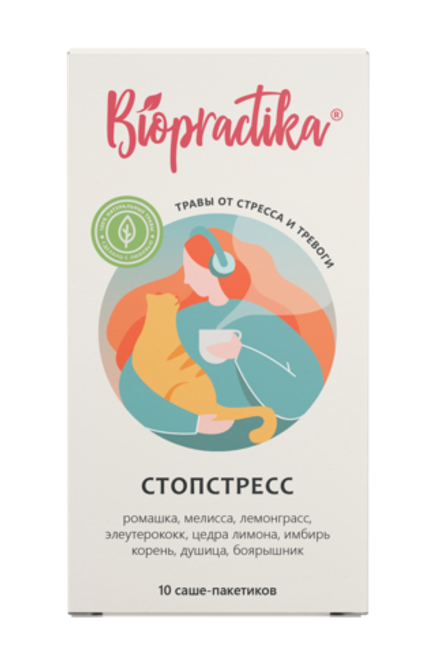 Травяной чай Стопстресс 40 г Biopractika