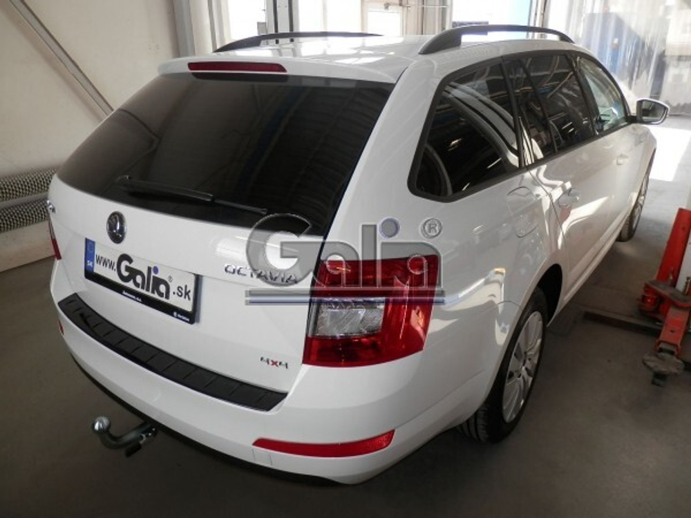 Фаркоп оцинкованный Galia S105C для Skoda Octavia седан/универсал 2013-(паспорт и сертификат в комплекте)(без электрики)