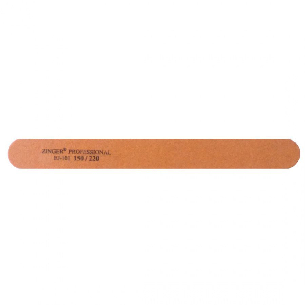 Zinger Пилка для ногтей CLASSIC EJ-101 150/220 (рыжая)