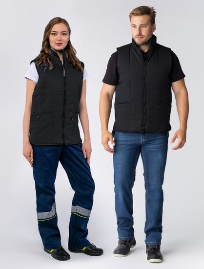 Жилет утепленный "Универсальный" (черный)