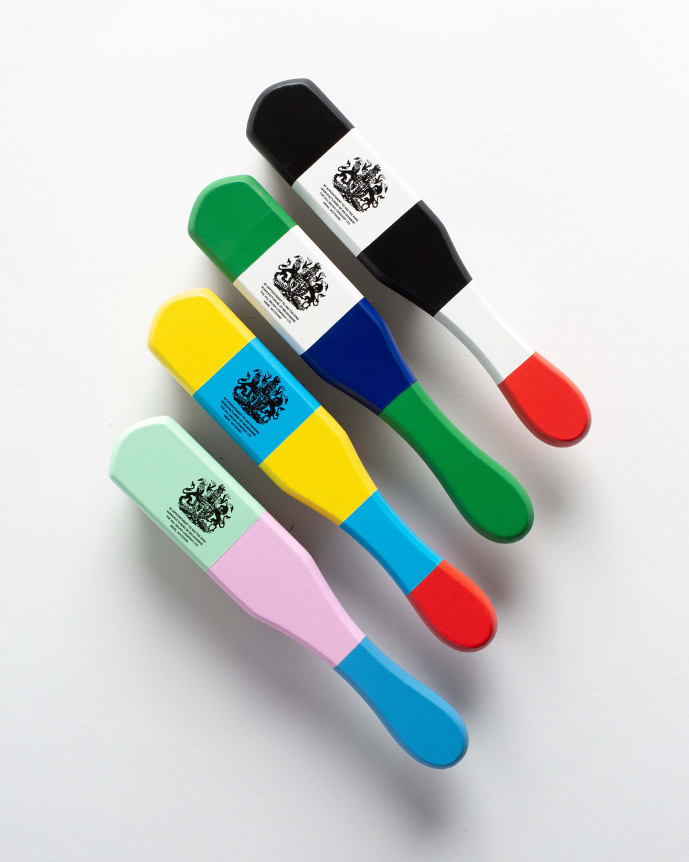 JW Anderson Home Hillbrush Clothing Brush "Yellow Blue"