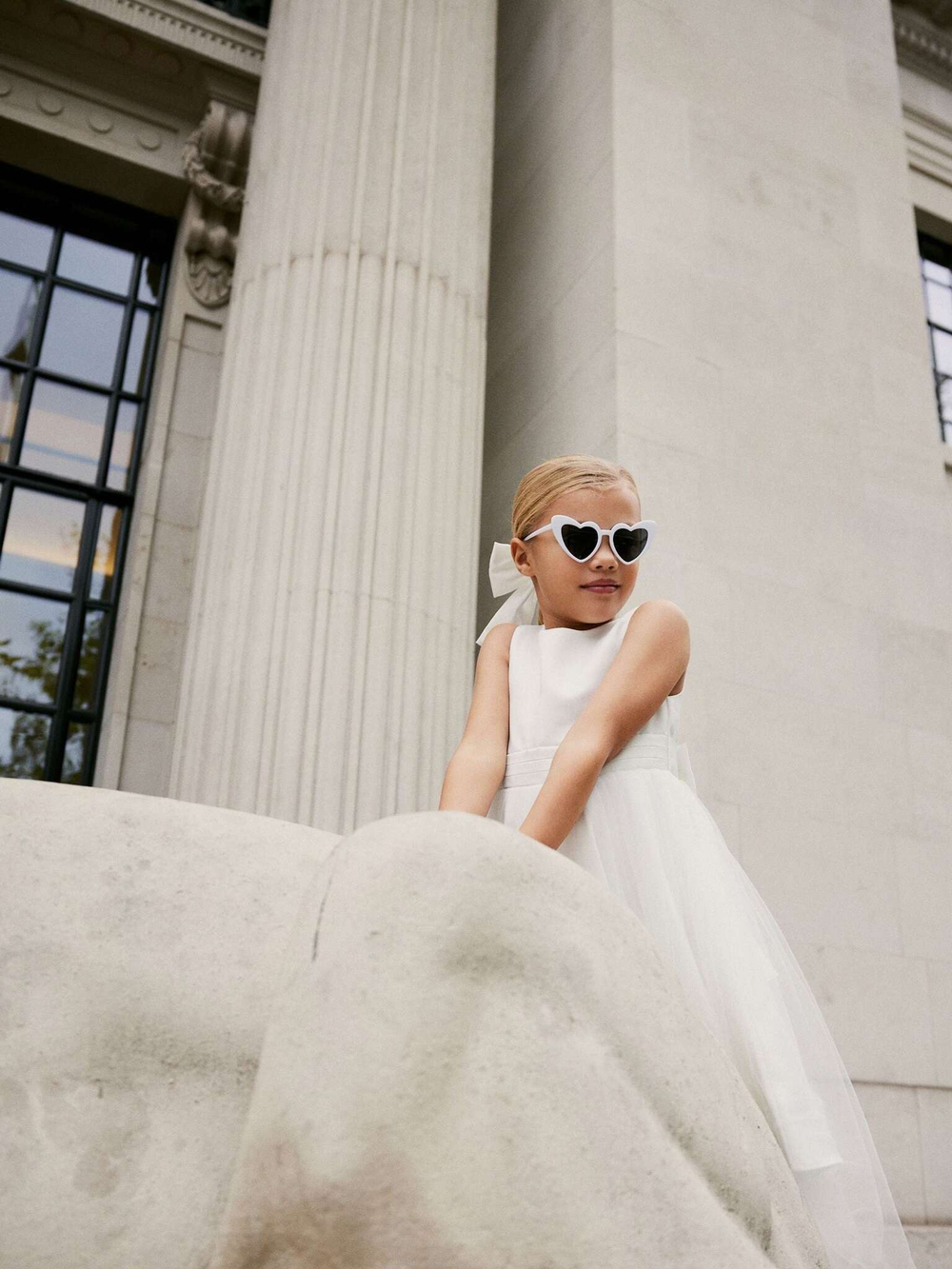 Платье для девочки Next 721-238, Белый