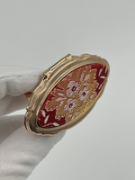 Футляр для помады с текстильной вставкой