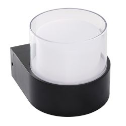 ULU-P21A-5W-4000K IP65 BLACK Светильник светодиодный уличный. Архитектурный накладной. Белый свет 4000K. Корпус черный. TM Uniel