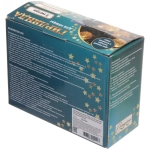 Гирлянда для улицы «Роса» 3м, 20 ламп LED чёрный провод, 2 реж, IP-55, Теплый белый (солнечная батарея).