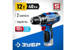 Дрель-шуруповерт ЗУБР Профессионал DL-121