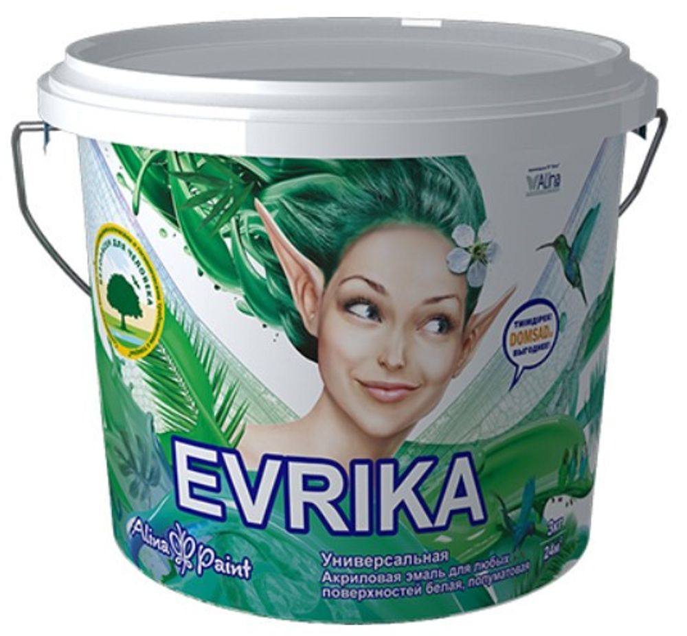 ЭМАЛЬ ALINA PAINT EMALIKA С МАТОВЫМ ПОКРЫТИЕМ 1КГ