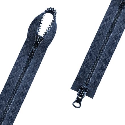 Молния Трактор  "GAMMA", 70 см  разъёмная, двухзамковая, №318 т.синий