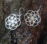 Серьги СЕМЯ ЖИЗНИ, серебро